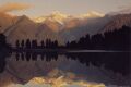 Lake Matheson Postcard